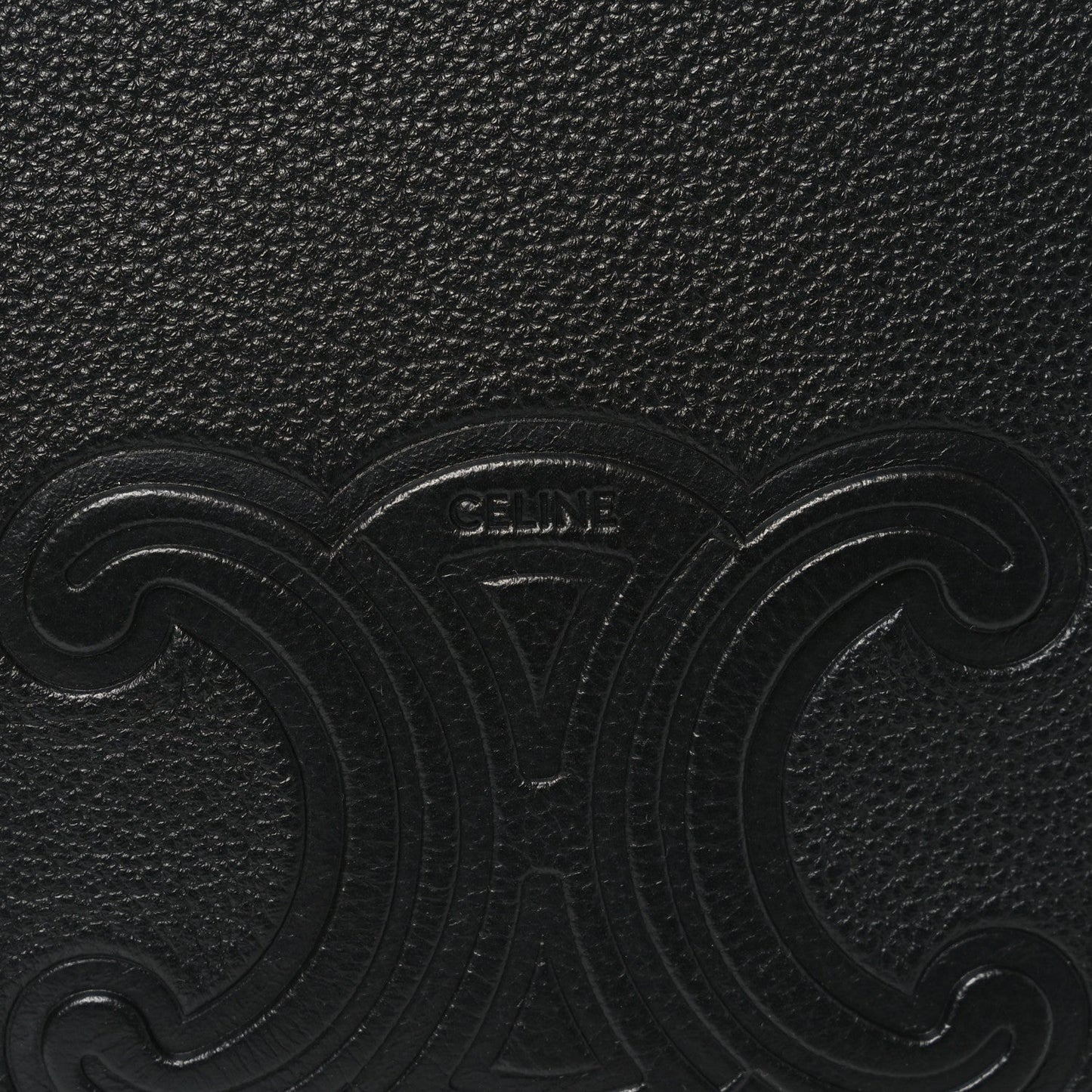 Supple Calfskin Cuir Triomphe Small Heloise Shoulder Bag Black