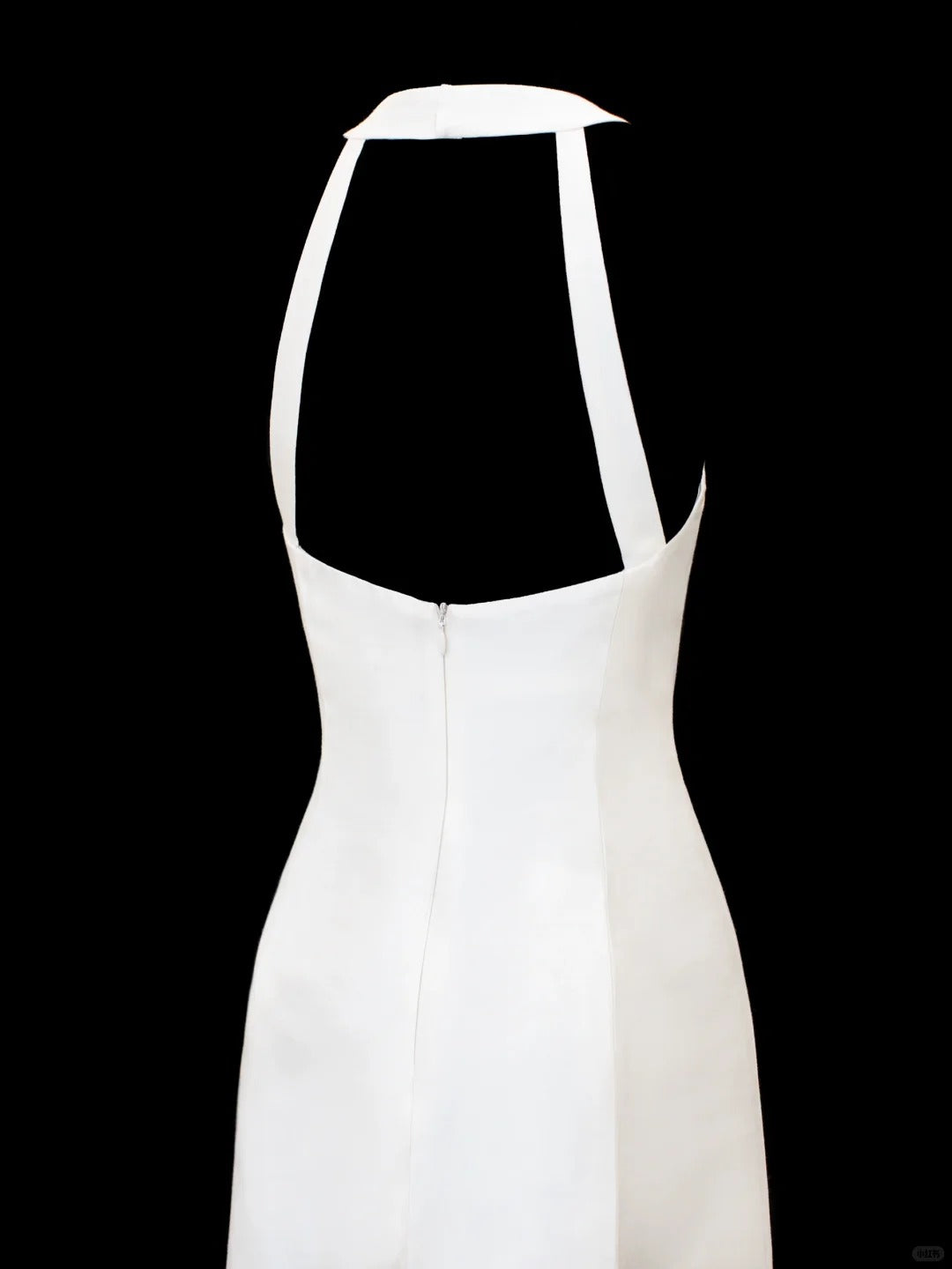 formaldressy-White exquisite and elegant fairy girl short satin homecoming dress birthday dress gh5374