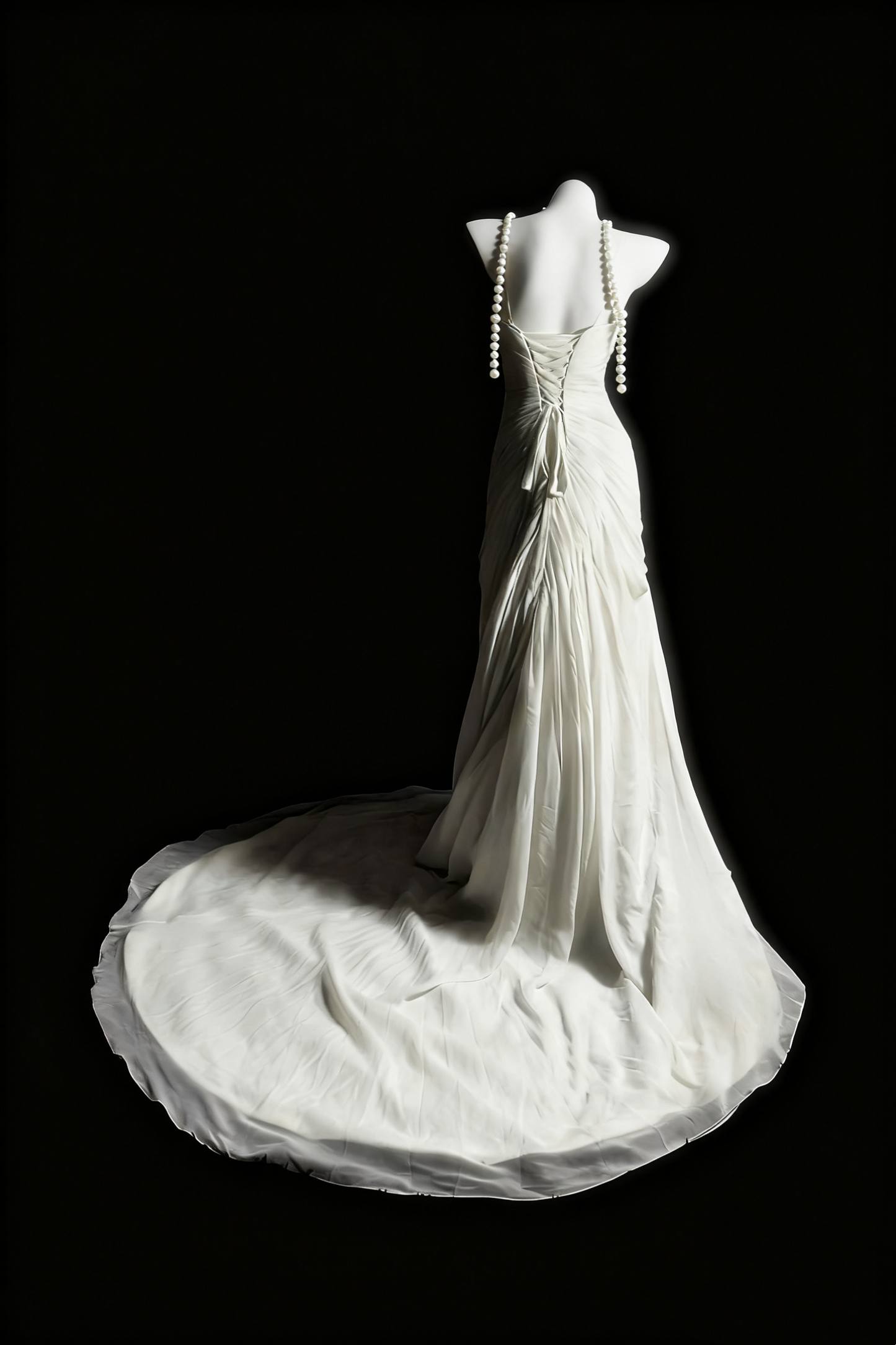 formaldressy-White, Delicately Beaded, Long Tulle Wedding Dress gh6286