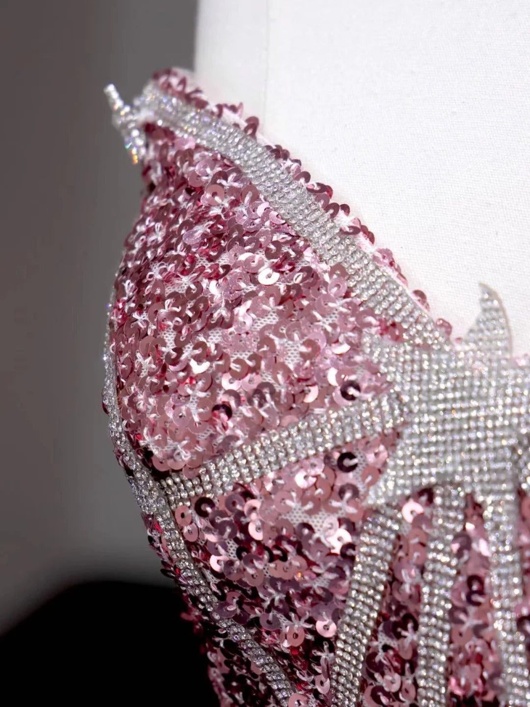 formaldressy -Pink shiny gorgeous long sequin prom dress evening dress party dress gh5118