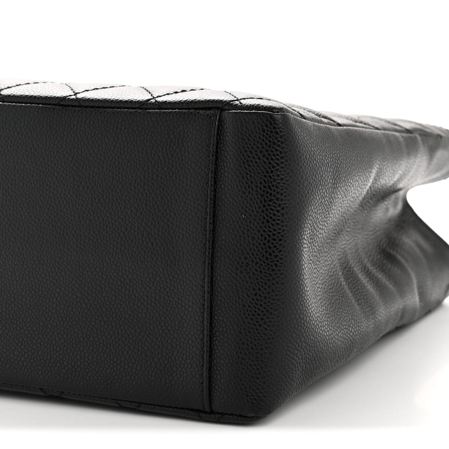 Caviar Quilted Grand Shopping Tote GST Black