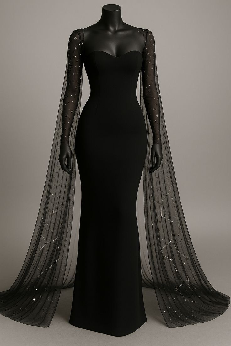 formaldressy-Black shiny elegant long sweetheart neck satin prom gown evening dress gh5405