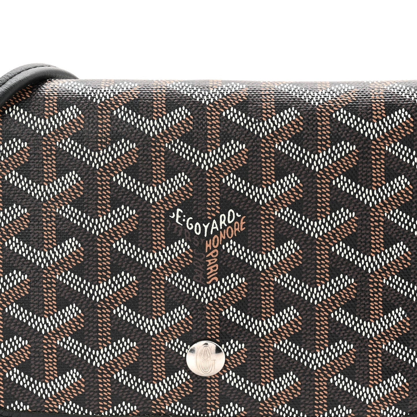 Goyardine Plumet Wallet Clutch Black