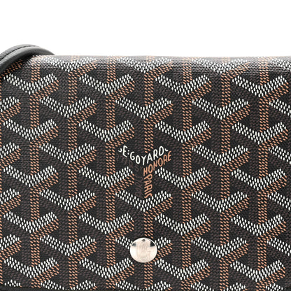 Goyardine Plumet Wallet Clutch Black