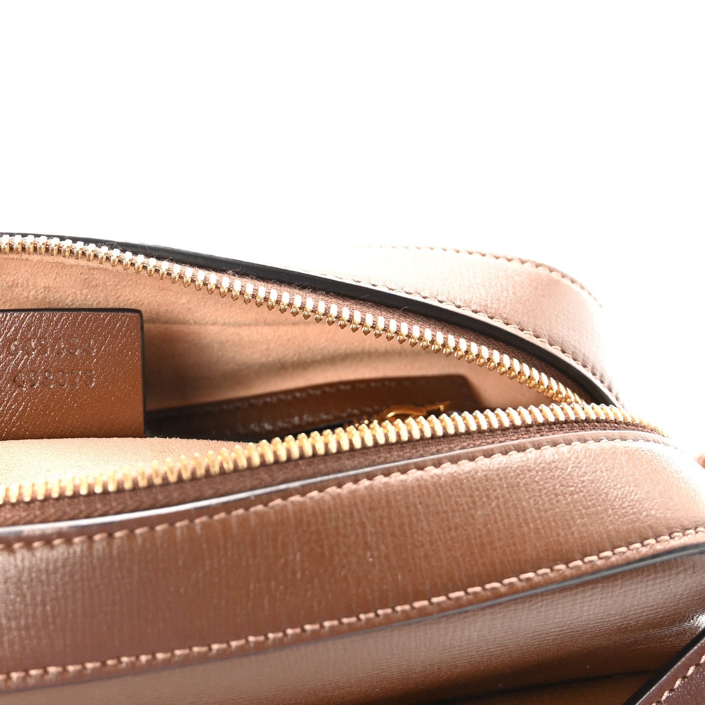 Azalea Calfskin Small Horsebit 1955 Shoulder Bag Brown Sugar