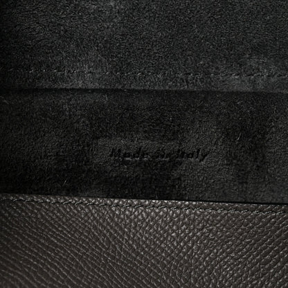 Baby Grained Calfskin Micro Belt Bag Grey