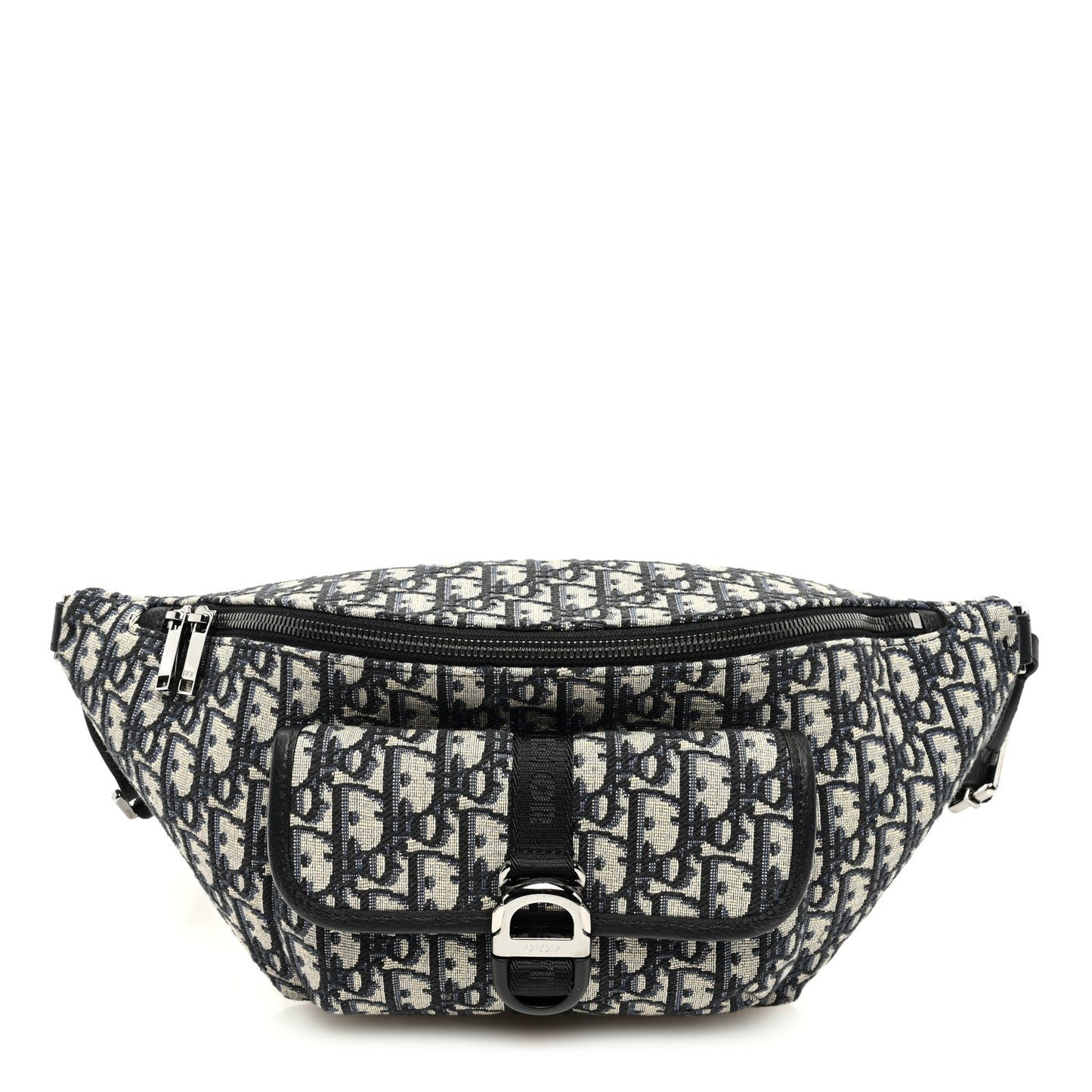 Oblique Dior 8 Belt Bag Beige Black