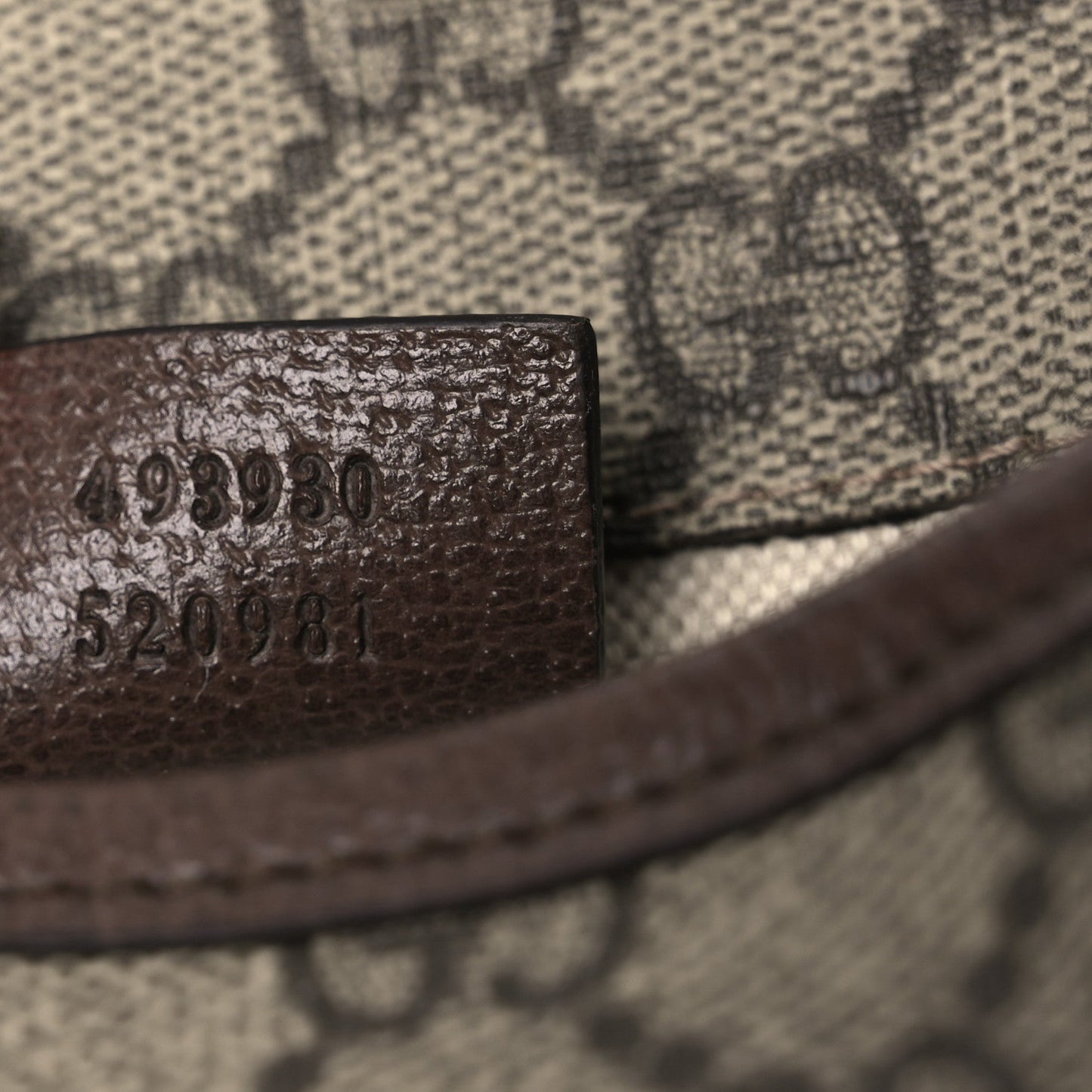 GG Supreme Monogram Neo Vintage Web Belt Bag Brown