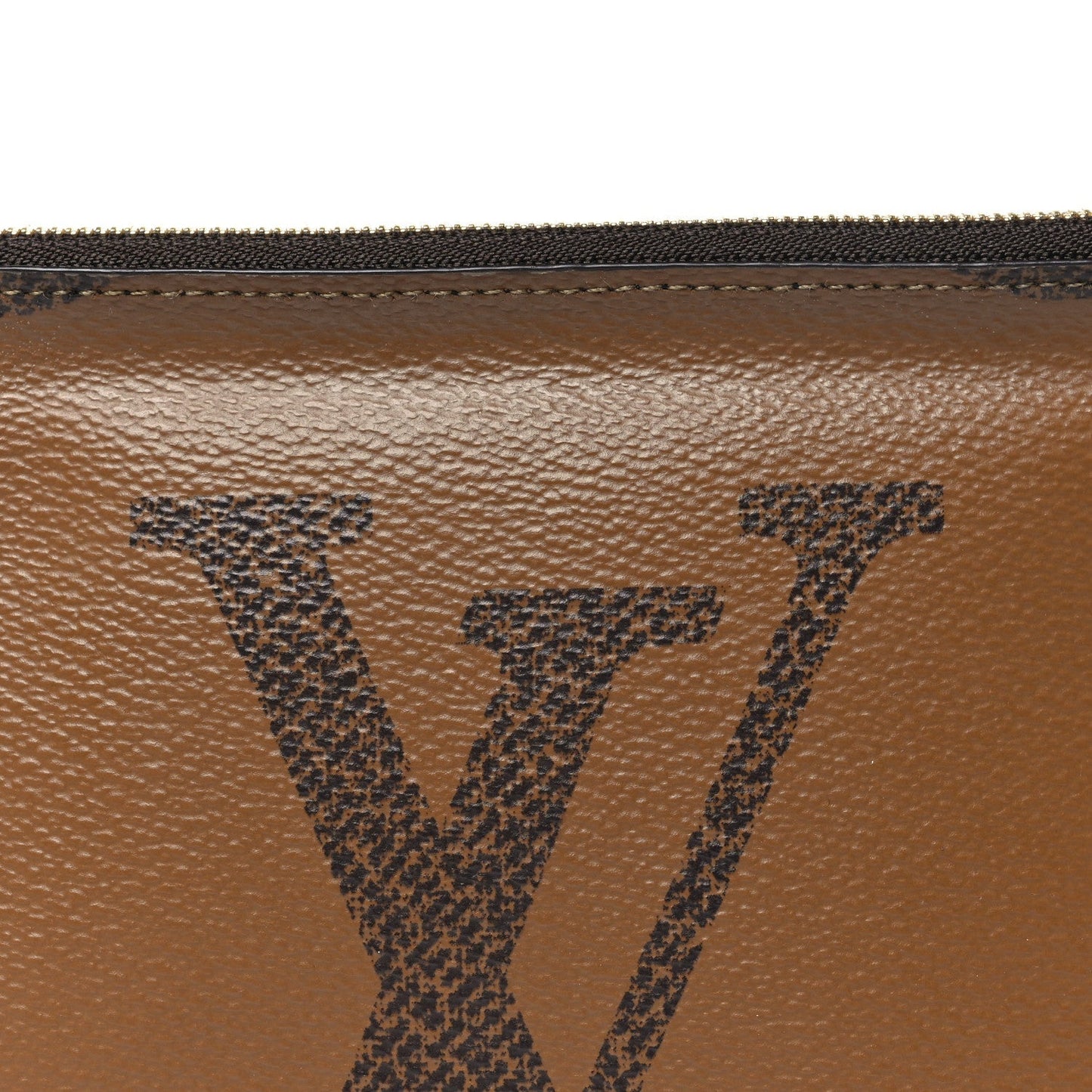 Reverse Monogram Giant Double Zip Pochette
