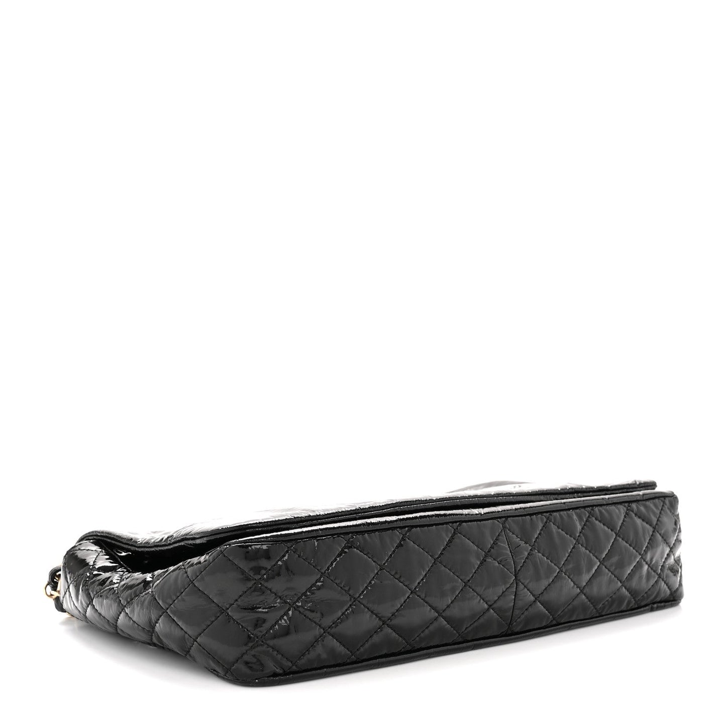 Vinyl Medium Rock and Chain Flap Black
