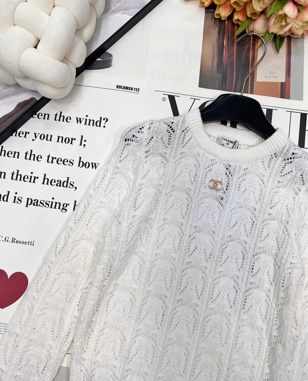 CHANEL 25S LONG-SLEEVE SWEATER 441