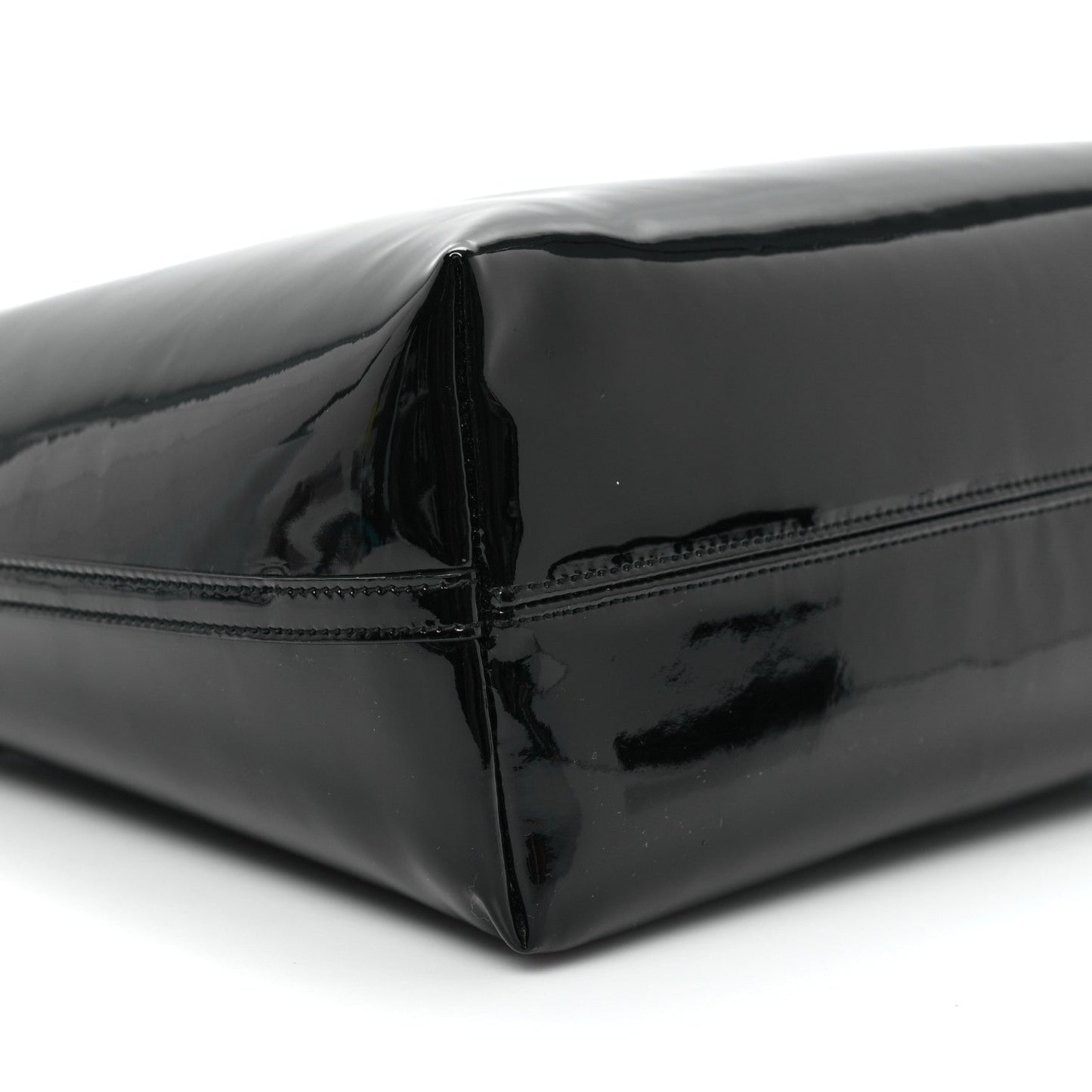 Patent Calfskin Rendez-Vous Hobo Black