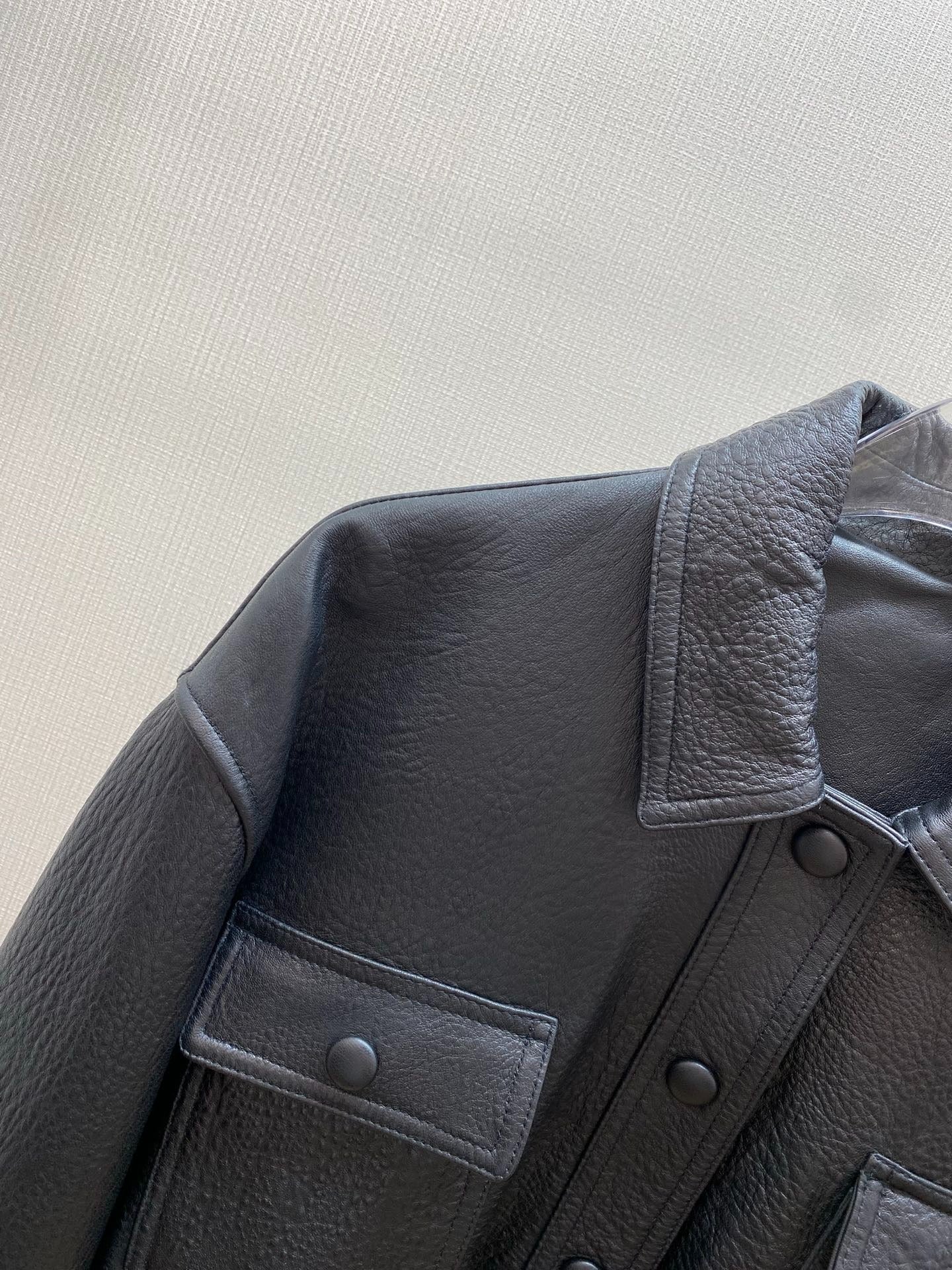 YSL 25S LEATHER JACKET STYLE 164