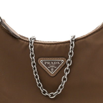 Nylon Re-Edition 2005 Shoulder Bag Cacao