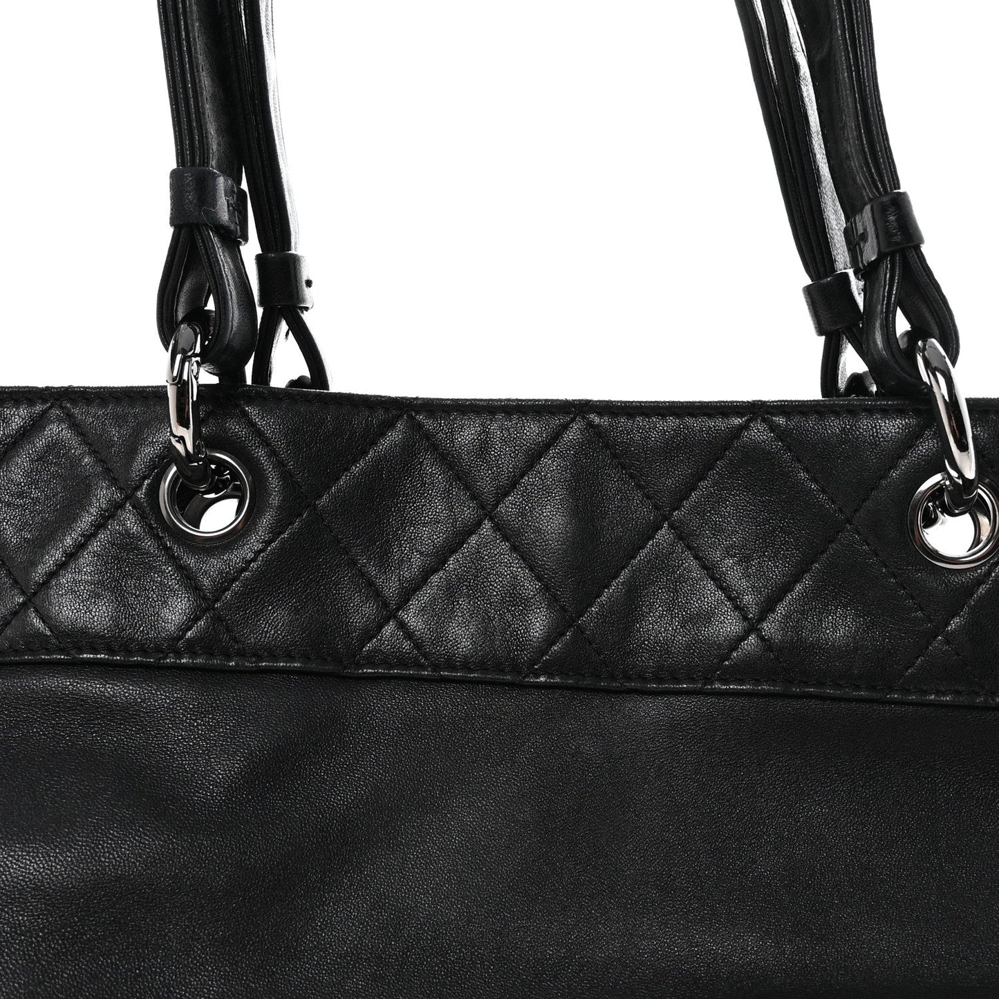 Lambskin CC Shoulder Bag Black