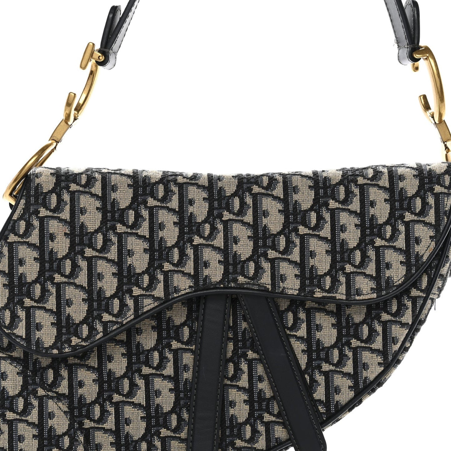 Oblique Saddle Bag Blue