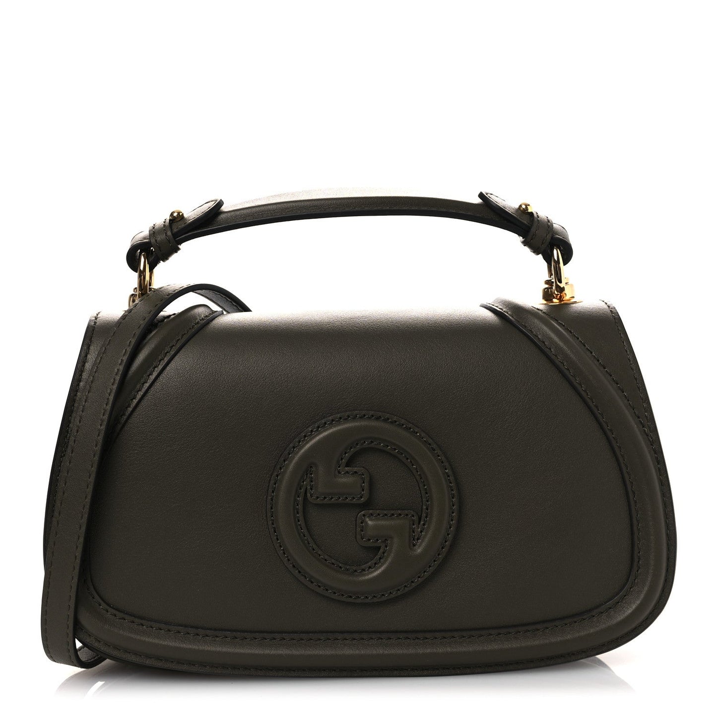 Roxy Calfskin Blondie Top Handle Bag Luscious Green