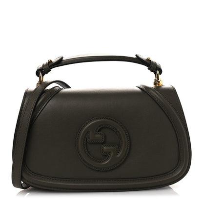 Roxy Calfskin Blondie Top Handle Bag Luscious Green