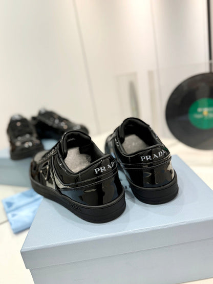 PRA DOWNTOWN NAPPA SNEAKERS BLACK CALFSKIN