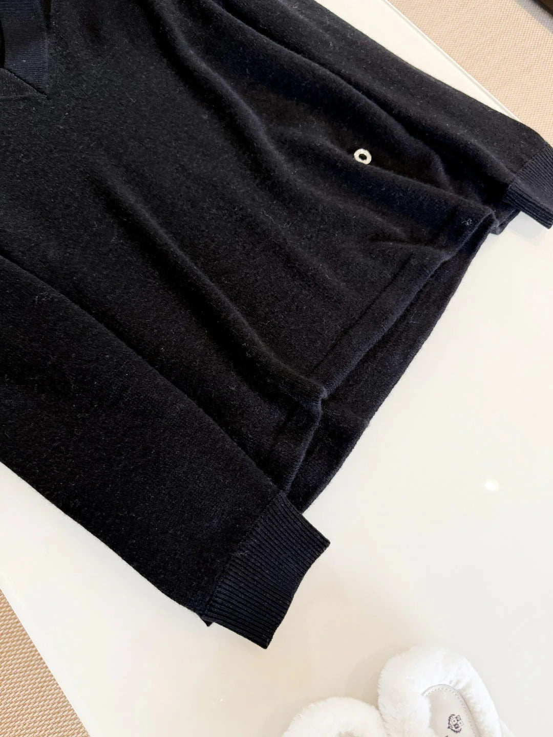 HERMES 25S V-NECK PULLOVER SWEATER 307