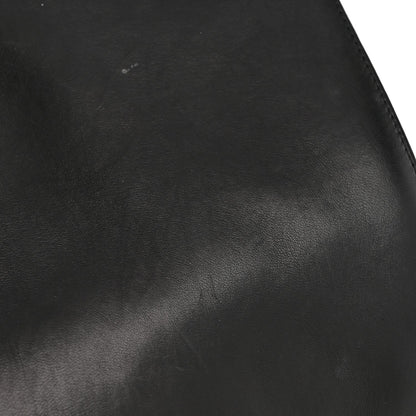 Lambskin Quilted Large Boy Flap Black