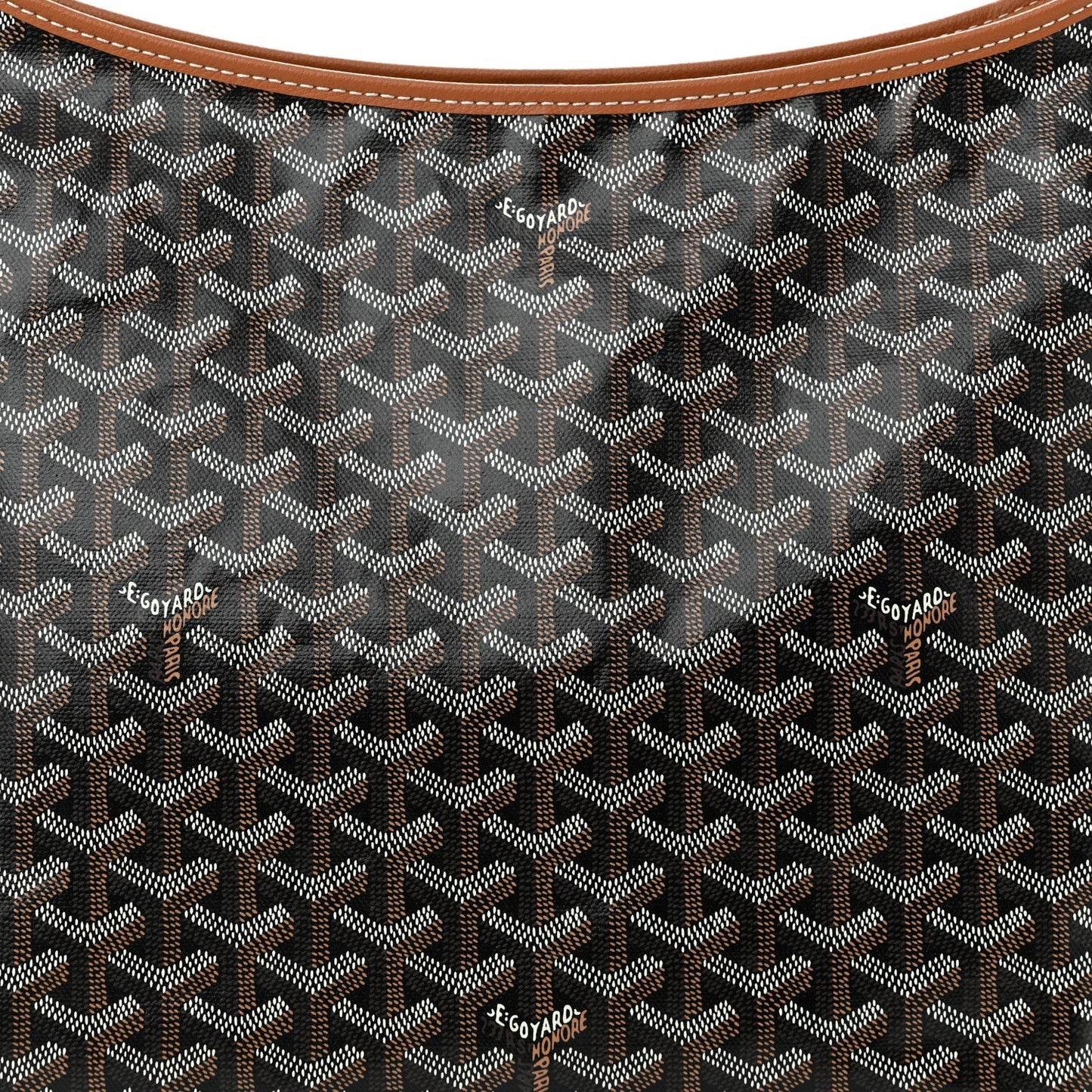 Goyardine Boheme Hobo Black Gold