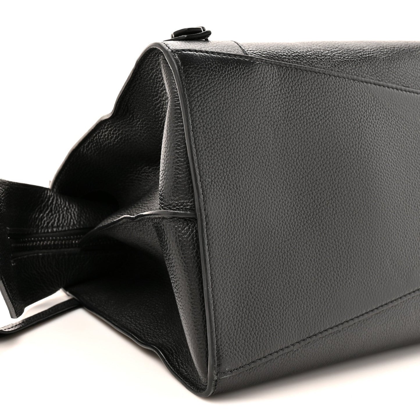 Grained Calfskin Neo Classic Black Hardware Medium City Black