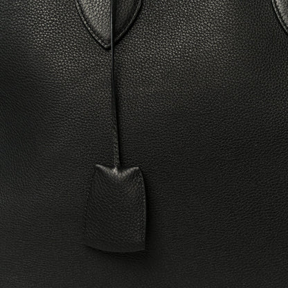 Grained Calfskin Medium Star Tote Black