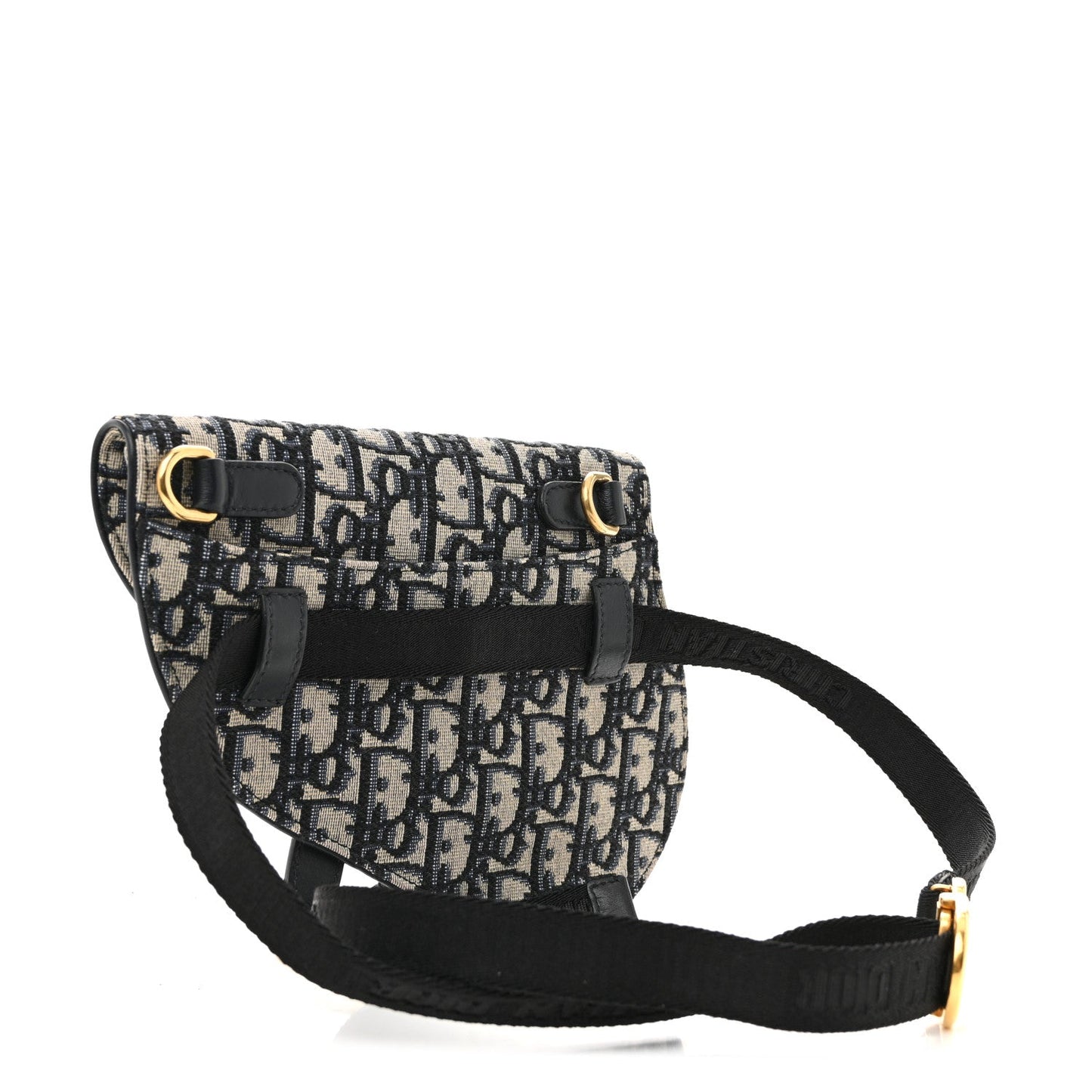 Oblique Saddle Belt Pouch Blue