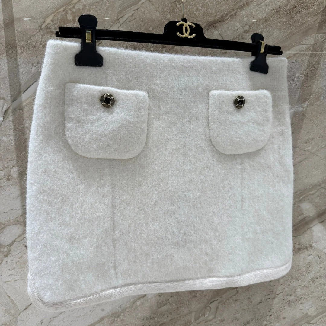 CHANEL 25S KNIT MIDI SKIRT 532