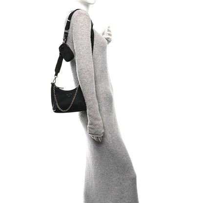 Nylon Re-Edition 2005 Shoulder Bag Black