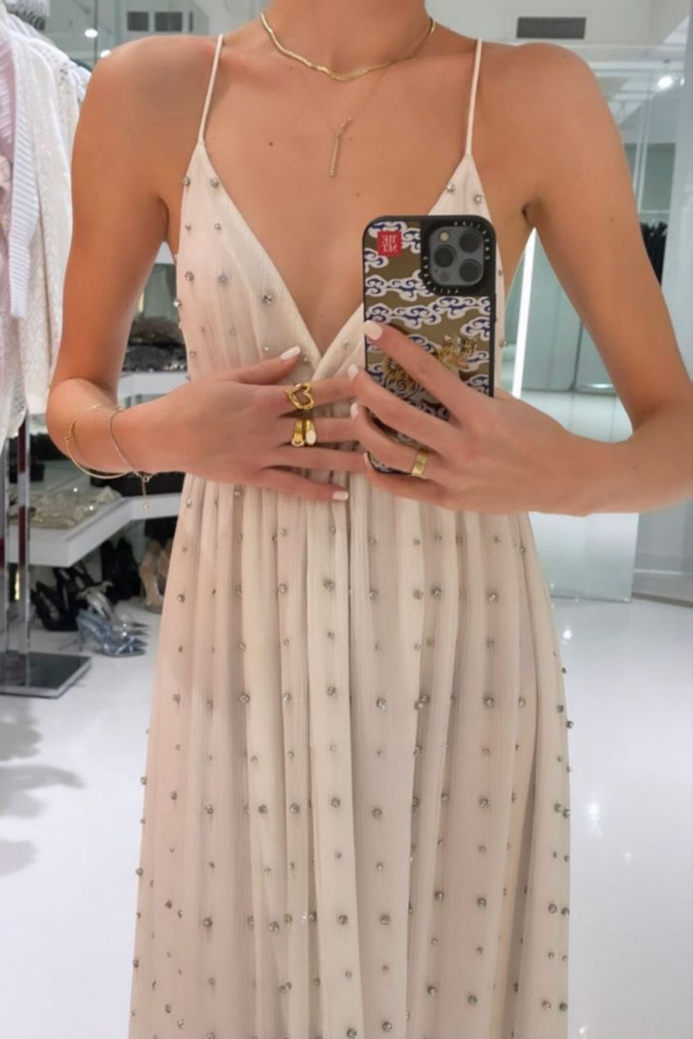 formaldressy-Long chiffon exquisite beaded prom dress wedding dress evening dress gh5745