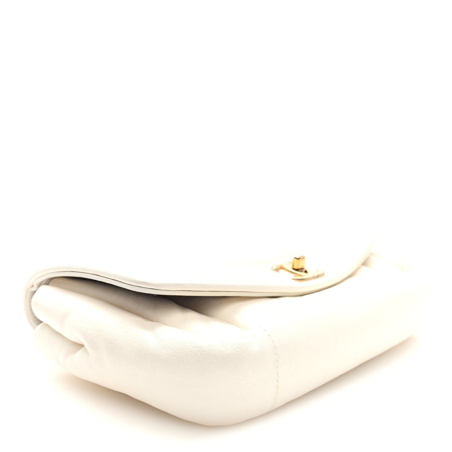 Lambskin Small Simply Flap White
