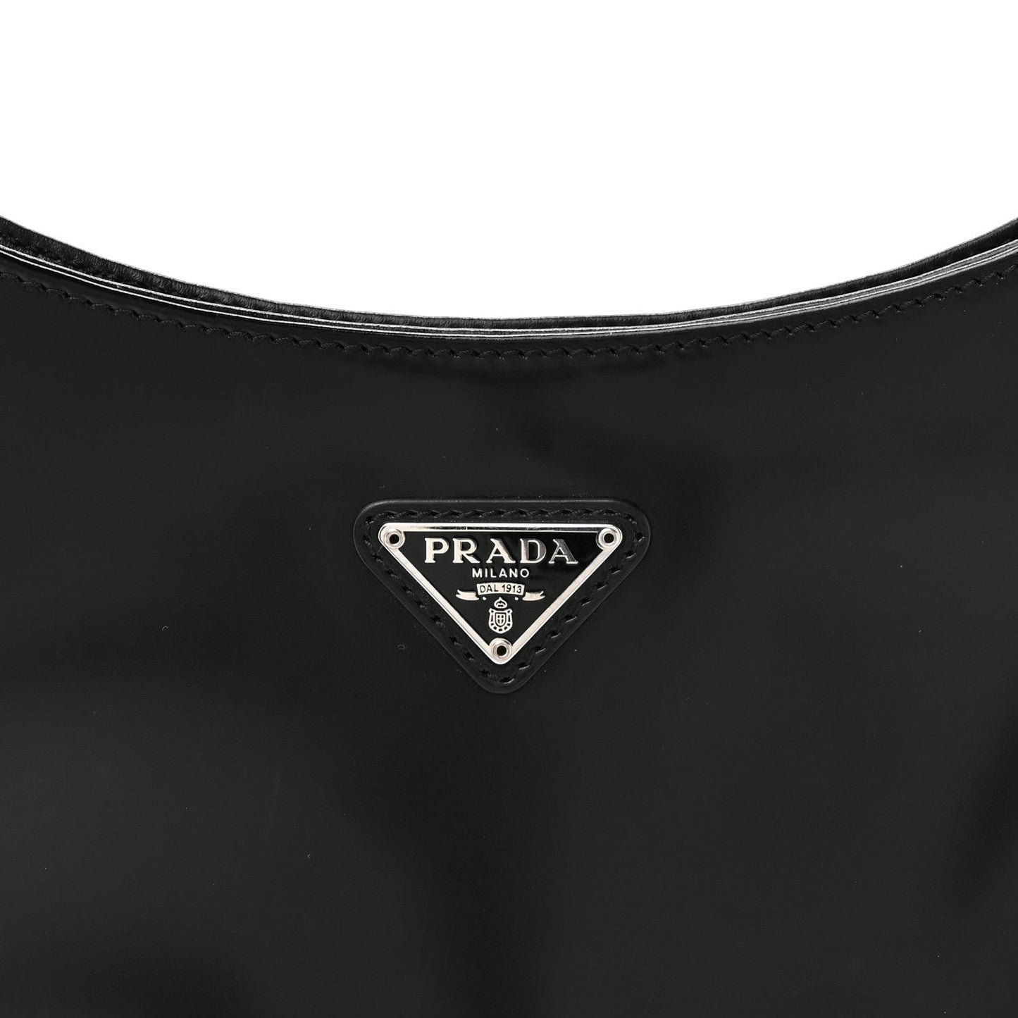 Spazzolato Cleo Shoulder Bag Black