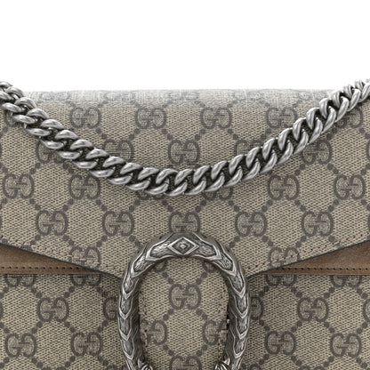 GG Supreme Monogram Small Dionysus Shoulder Bag Taupe