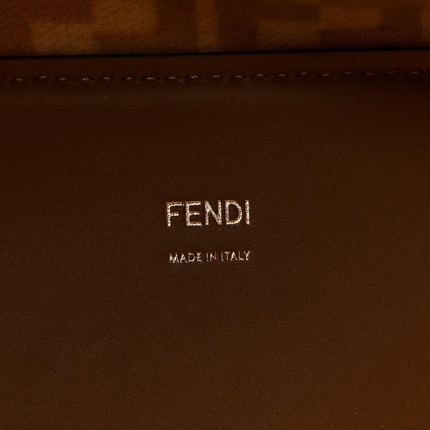 Flannel Vitello King Wool Plexiglass FF Logo Embroidered Medium Fendi Sunshine Shopper Tote Camel Sand