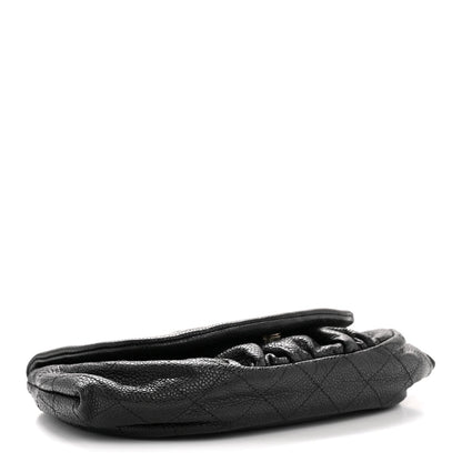 Caviar Half Moon Wallet On Chain WOC Black