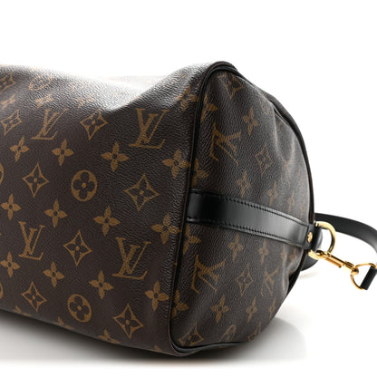 Monogram My World Tour Speedy Bandouliere 30 Black