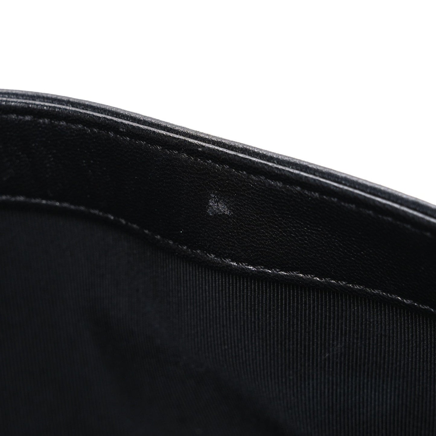Calfskin Patent Braided Medium Boy Flap Black