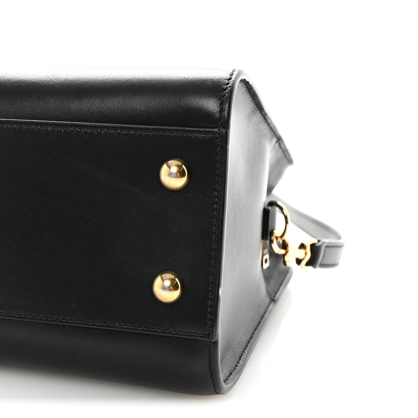 Calfskin Monogram Baby Cabas Black