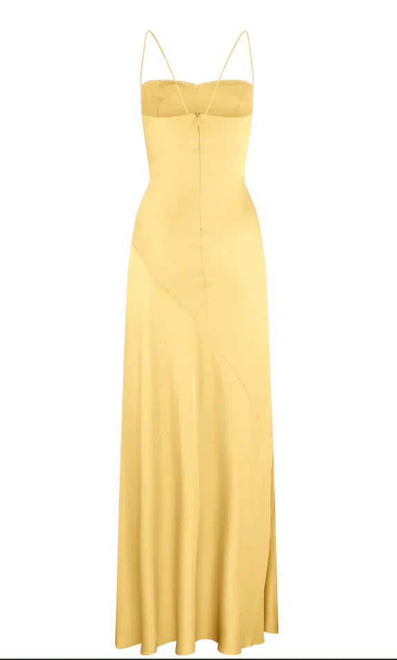 Popular Satin Spaghetti Straps Long Evening Prom Dresses        cg25062