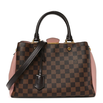 Damier Ebene Cuir Taurillon Brittany Magnolia