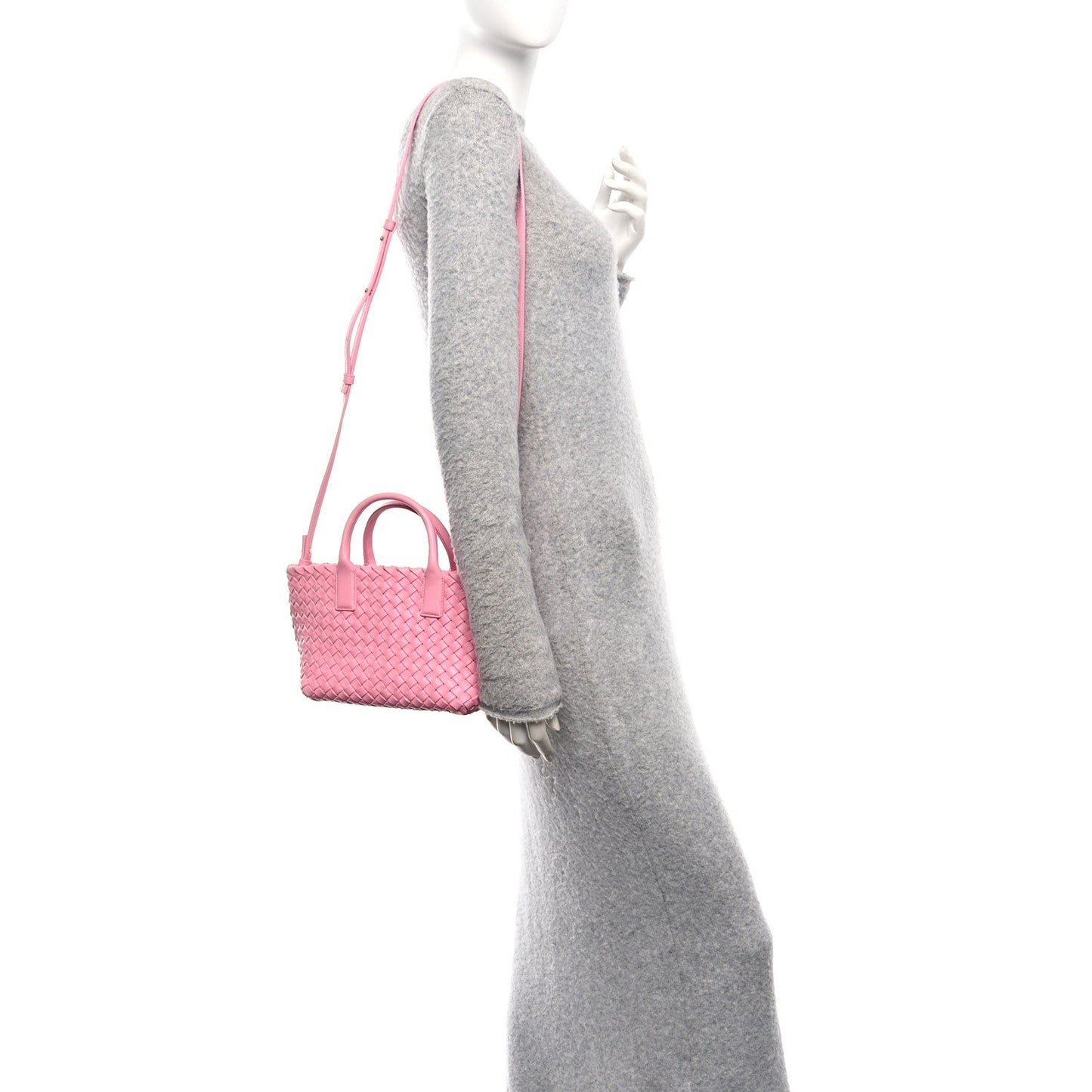 Nappa Intrecciato Mini Cabat Ribbon