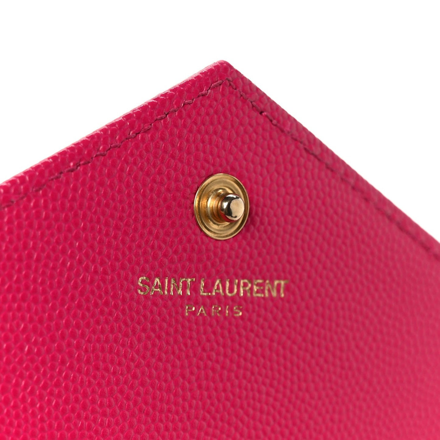 Grain De Poudre Matelasse Chevron Monogram Chain Wallet Bubblegum