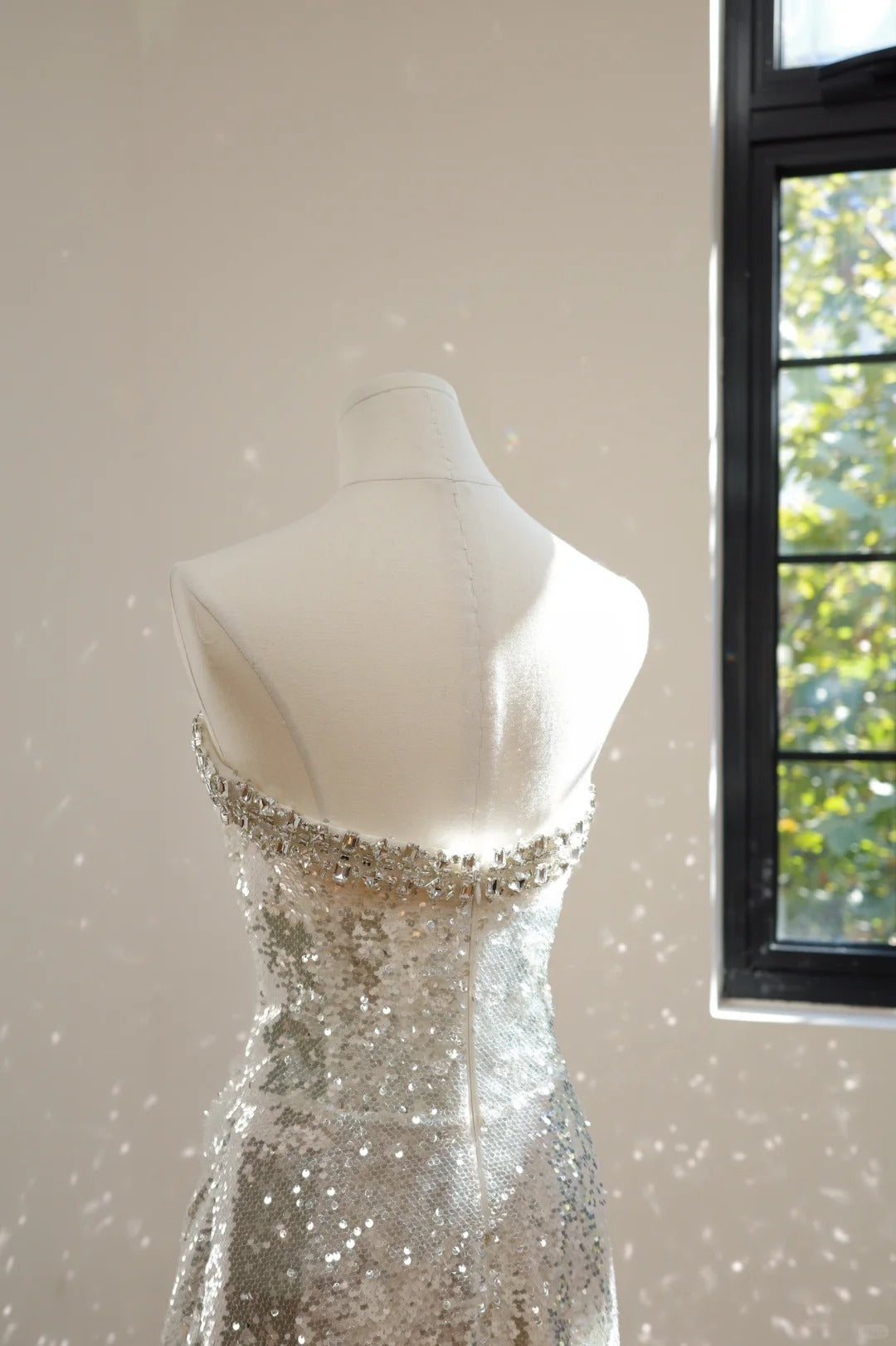 formaldressy-Silver luxury gorgeous crystal sequins shiny long Prom dress evening dress gh5066