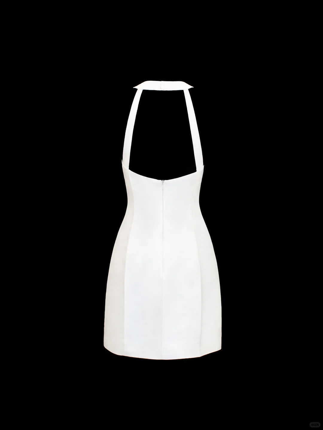 formaldressy-White exquisite and elegant fairy girl short satin homecoming dress birthday dress gh5374