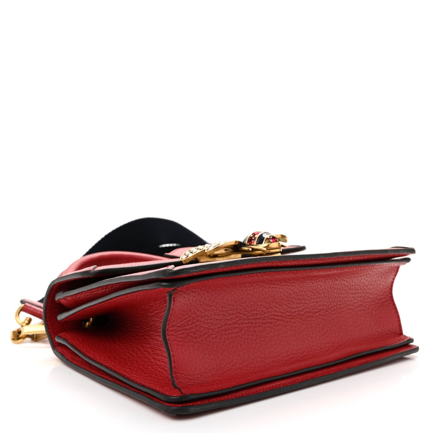 GG Supreme Monogram Small Queen Margaret Top Handle Bag Red