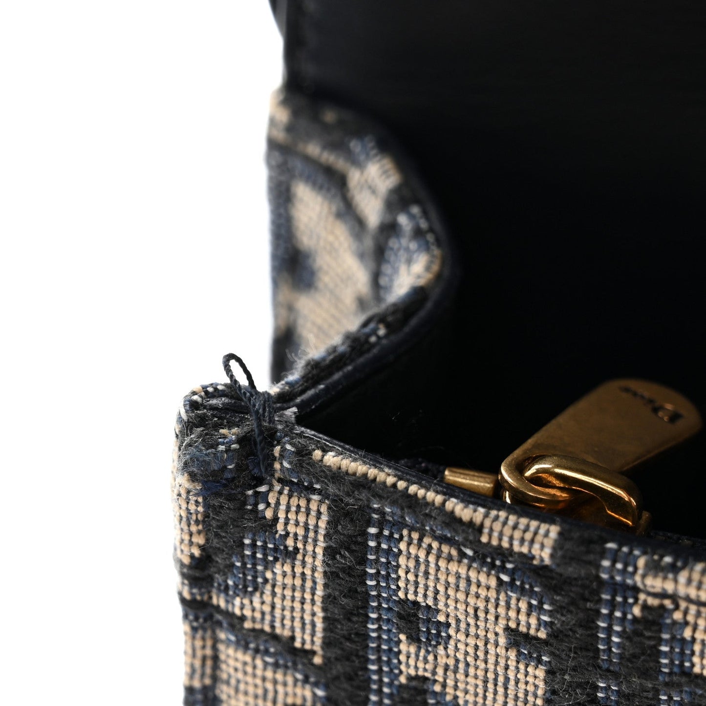 Oblique Saddle Belt Bag Blue