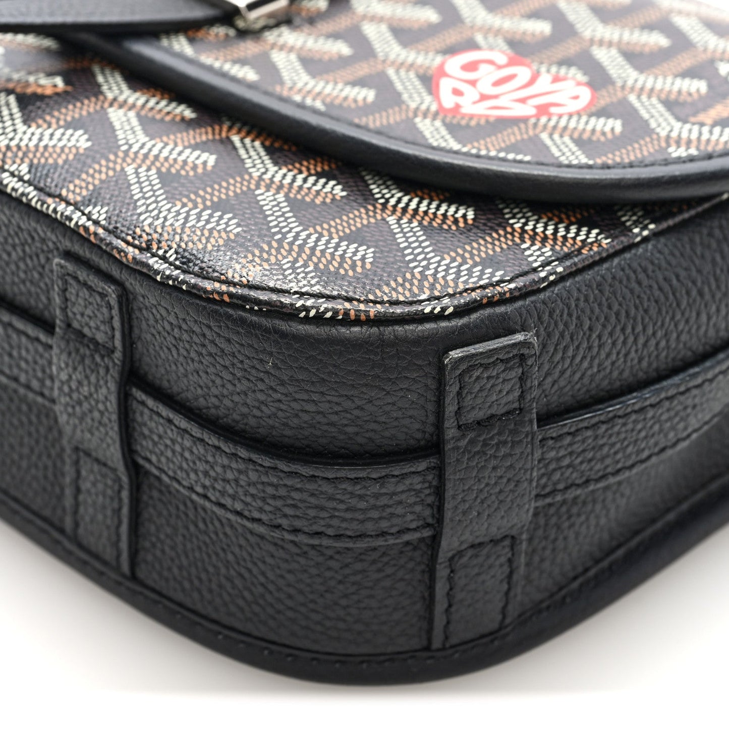 Goyardine Belvedere II PM Messenger Bag Black