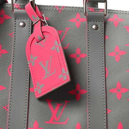 Monogram Glow Up Keepall Bandouliere 35 Grey Pink
